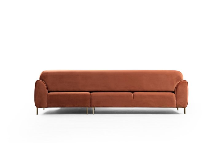 Atelier Del Sofa Sofá-Cama de Esquina Color Canela